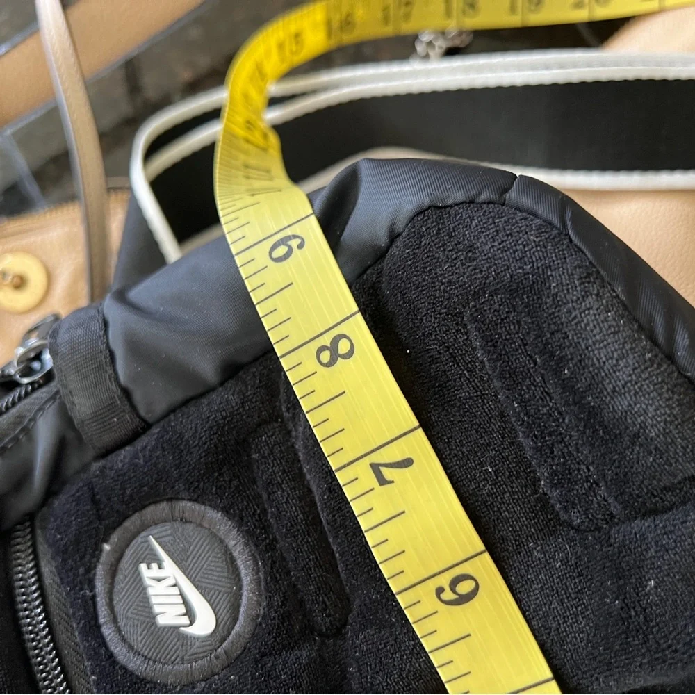 Nike Sportswear Futura Black Velour Mini Backpack